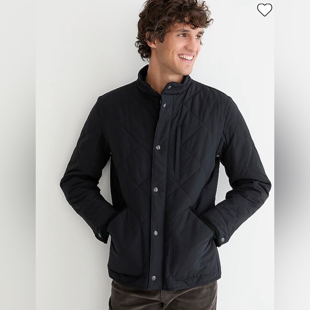 J.Crew Sussex quilted jacket with PrimaLoft® - Size M - Midnight Navy